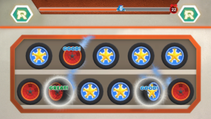 진과 함께하는 타이어 뒤집기